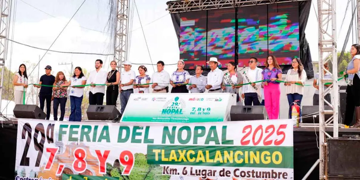 Inaugura Lupita Cuautle 29ª Feria del Nopal en San Bernardino Tlaxcalancingo